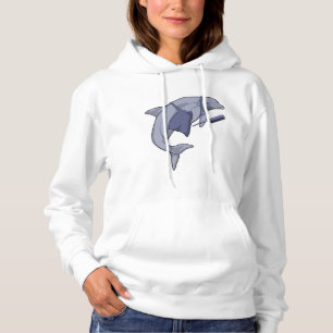 Dolphin als Friseur mit Kamm Hoodie