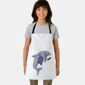 Dolphin als Friseur mit Kamm Schürze (Insitu)