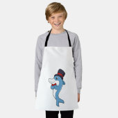 Dolphin als Gentleman mit Hat Schürze (Getragen)