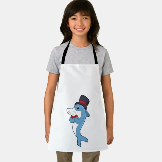Dolphin als Gentleman mit Hat Schürze (Insitu)