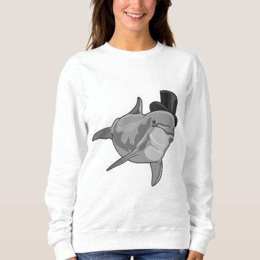 Dolphin als Gentleman mit Top Hut (Vorderseite)