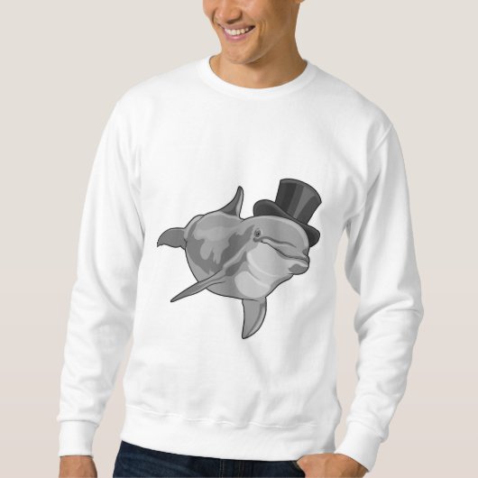 Dolphin als Gentleman mit Top Hut (Vorderseite)