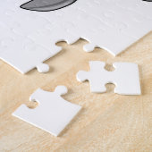 Dolphin als Gentleman mit Top Hut Puzzle (Seite)