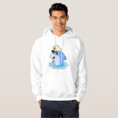 Dolphin als Kapitän mit Hut Hoodie (Vorne ganz)