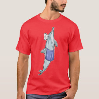 Dolphin als Koch mit Koch Hut T-Shirt