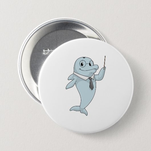 Dolphin als Lehrer mit Pointer Button (Vorne & Hinten)