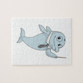 Dolphin als Lehrer mit Pointer Puzzle (Horizontal)