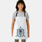 Dolphin als Nerd mit Brille Schürze (Insitu)