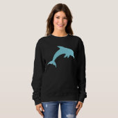 Dolphin Aquatic Mammal Sea Animal Sweatshirt (Vorne ganz)