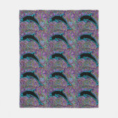 Dolphin Art Design Fleecedecke (Vorderseite)
