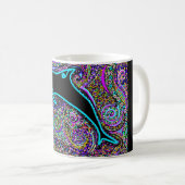 Dolphin Art Design Kaffeetasse (VorderseiteRechts)