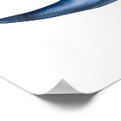 Dolphin Art Poster (Ecke)