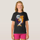 Dolphin Astronaut Space T-Shirt (Vorne ganz)