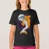 Dolphin Astronaut Space T-Shirt (Vorderseite)