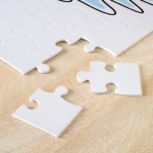 Dolphin at Swimming with Swim ring. Puzzle (Seite)