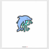 Dolphin Aufkleber (Blatt)