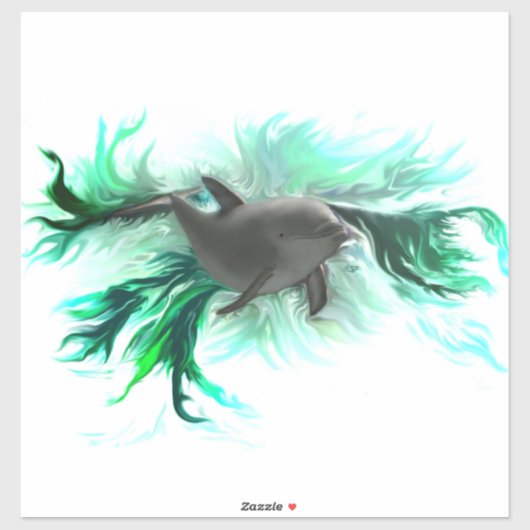 Dolphin Baby Aufkleber (Blatt)