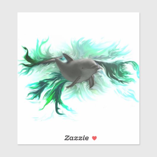 Dolphin Baby Aufkleber (Blatt)