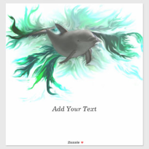 Dolphin Baby Aufkleber