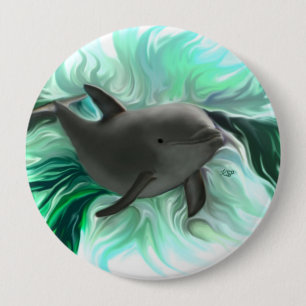 Dolphin Baby Button