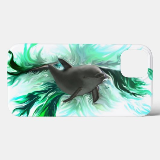 Dolphin Baby Case-Mate iPhone Hülle (Rückseite (Horizontal))