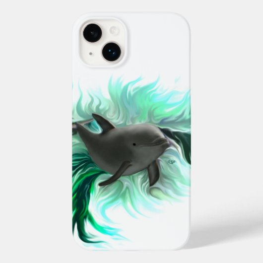 Dolphin Baby Case-Mate iPhone Hülle (Rückseite)