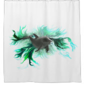 Dolphin Baby Duschvorhang (Vorderseite)