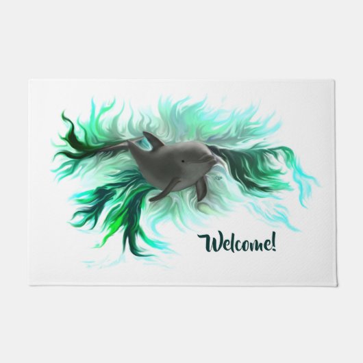 Dolphin Baby Fußmatte (Vorderseite)