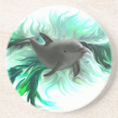 Dolphin Baby Getränkeuntersetzer (Vorne)
