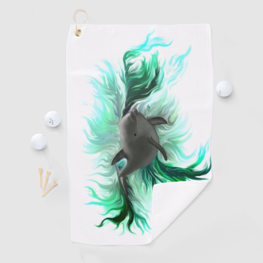 Dolphin Baby Golfhandtuch (Insitu)