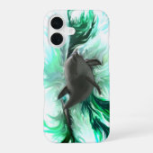 Dolphin Baby iPhone 16 Hülle (Rückseite)