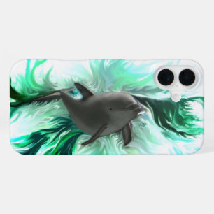 Dolphin Baby iPhone 16 Plus Hülle
