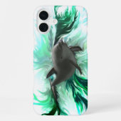 Dolphin Baby iPhone Hülle (Rückseite)