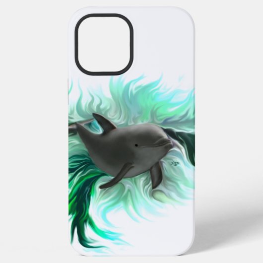 Dolphin Baby iPhone Hülle (Rückseite)