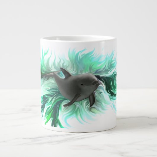 Dolphin Baby Jumbo-Tasse (Vorderseite)