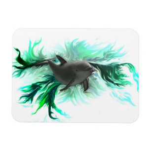 Dolphin Baby Magnet