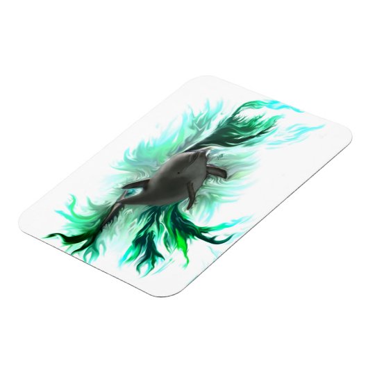 Dolphin Baby Magnet (Linke Seite)