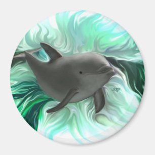 Dolphin Baby Magnet