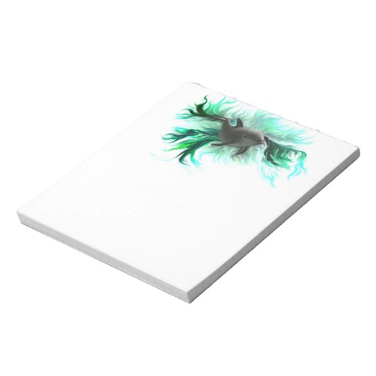 Dolphin Baby Notizblock (Rotiert)