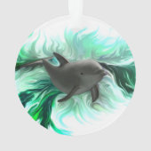 Dolphin Baby Ornament (Rückseite)
