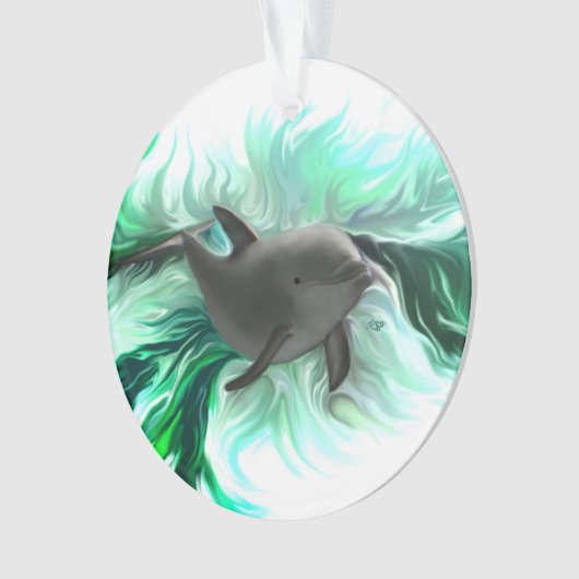 Dolphin Baby Ornament (Vorderseite)
