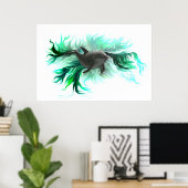Dolphin Baby Poster (Heimbüro)