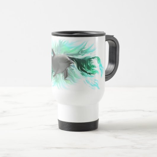 Dolphin-Baby Reisebecher (VorderseiteRechts)