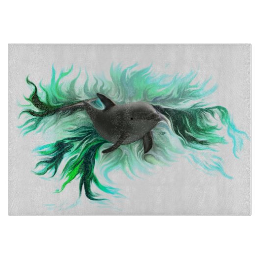 Dolphin Baby Schneidebrett (Vorderseite)