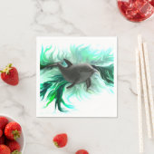 Dolphin Baby Serviette (Beispiel)