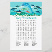 Dolphin Baby Shooter Word Search Game (Vorderseite)