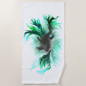 Dolphin Baby Strandtuch (Vorderseite)