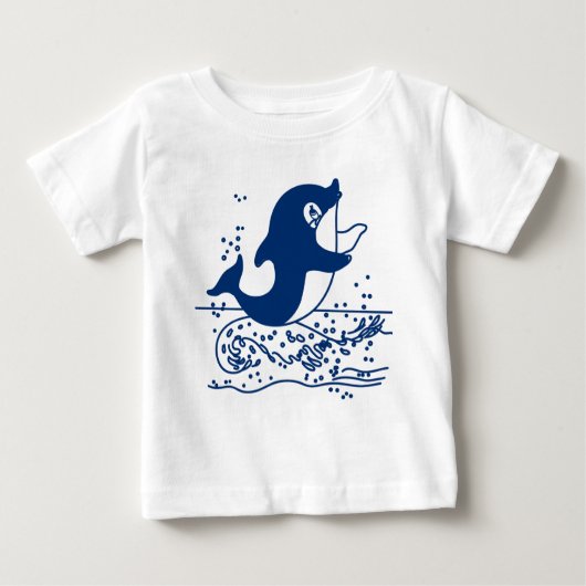 Dolphin Baby T-shirt (Vorderseite)