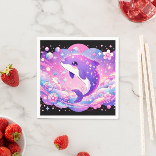 Dolphin-Babydusche Serviette (Beispiel)