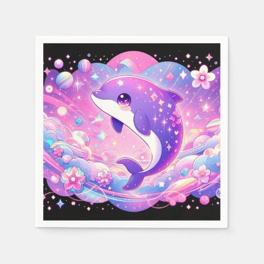 Dolphin-Babydusche Serviette (Vorderseite)